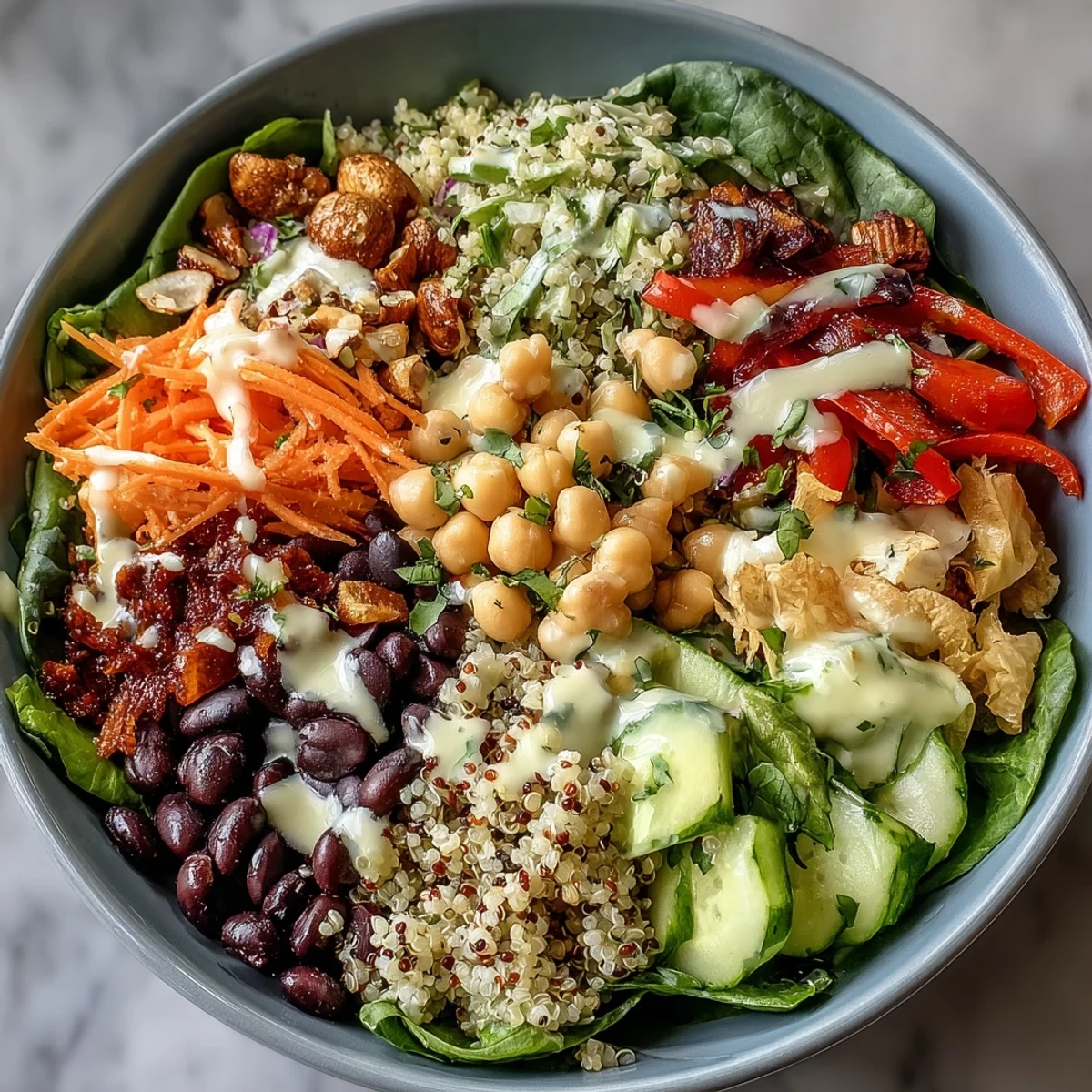 Цветни салати за обяд